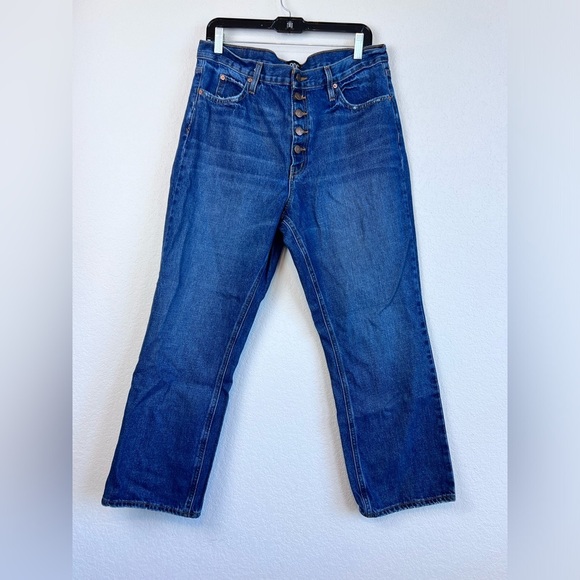 BDG Denim - BDG Vintage Boot Cut Button Fly Cropped Jeans Size 32